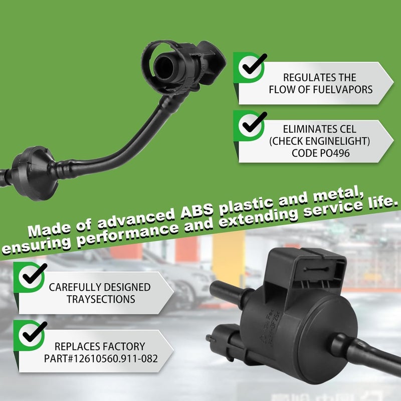 Mormonea 55573017 911-409 Evap Vapor Canister Purge Valve Solenoid Compatible With Cruze Sonic Trax Encore 2013 2014 2015 2016 2017 2018 2019 - Image 5